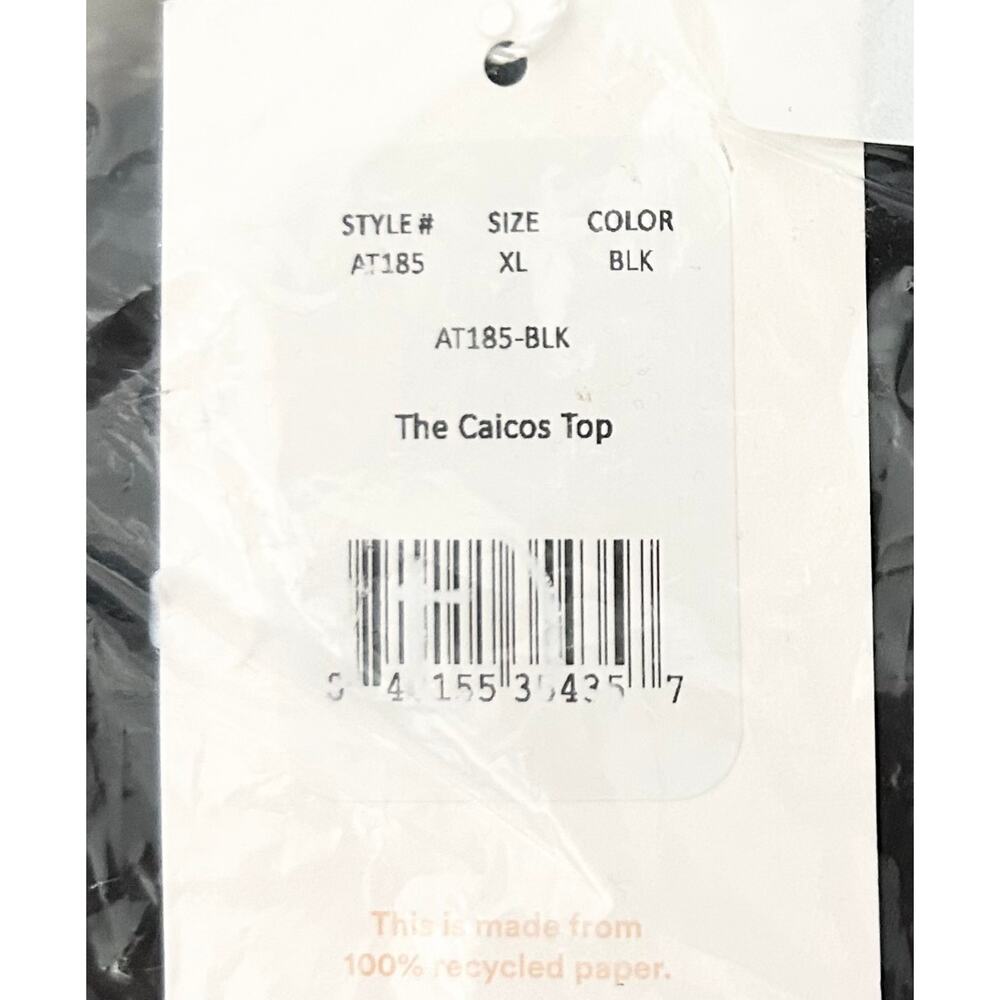 Andie Swim The Caicos Top in Black XL NWT - Picture 4 of 5